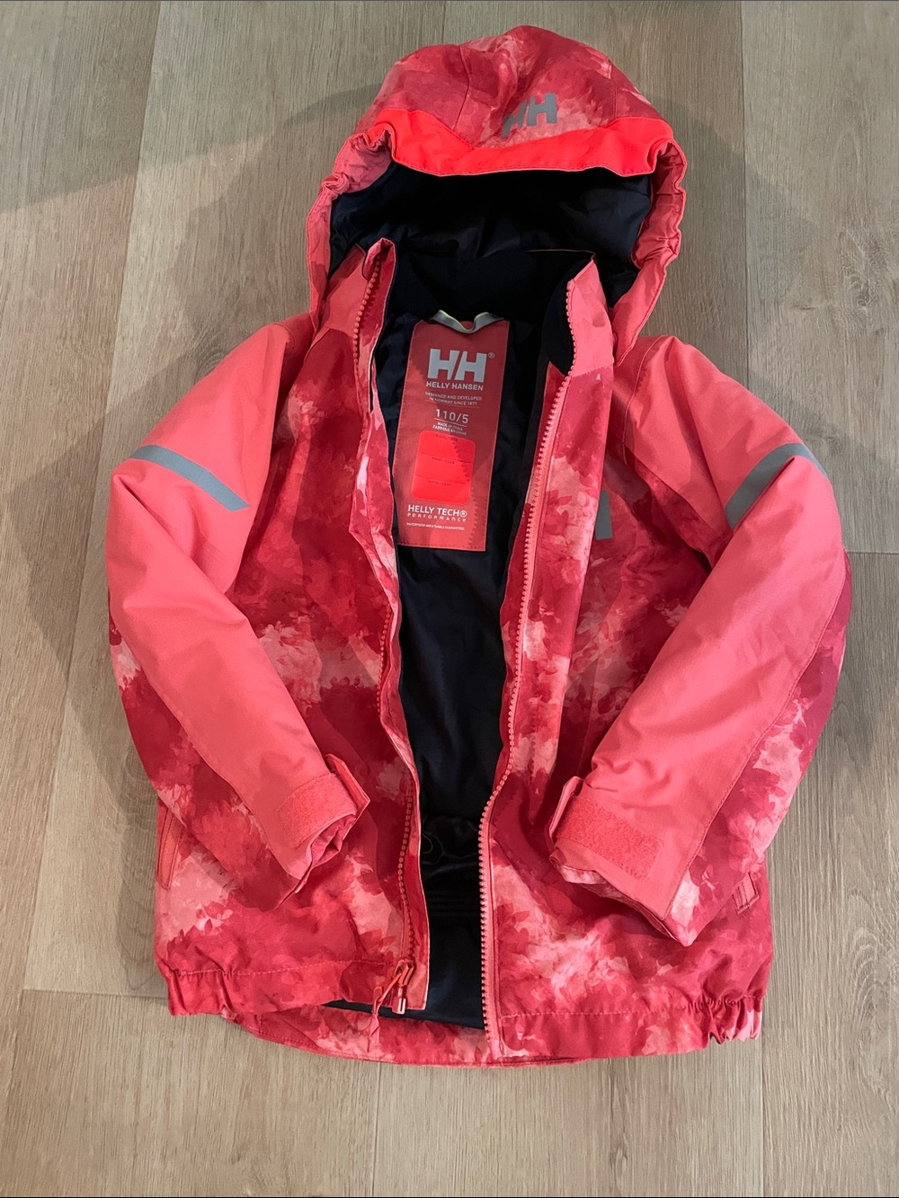 Helly Hansen Kids Pink Coral Primaloft Hooded Jacket
